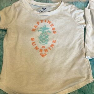 Roxy tee girl thin and soft size 5